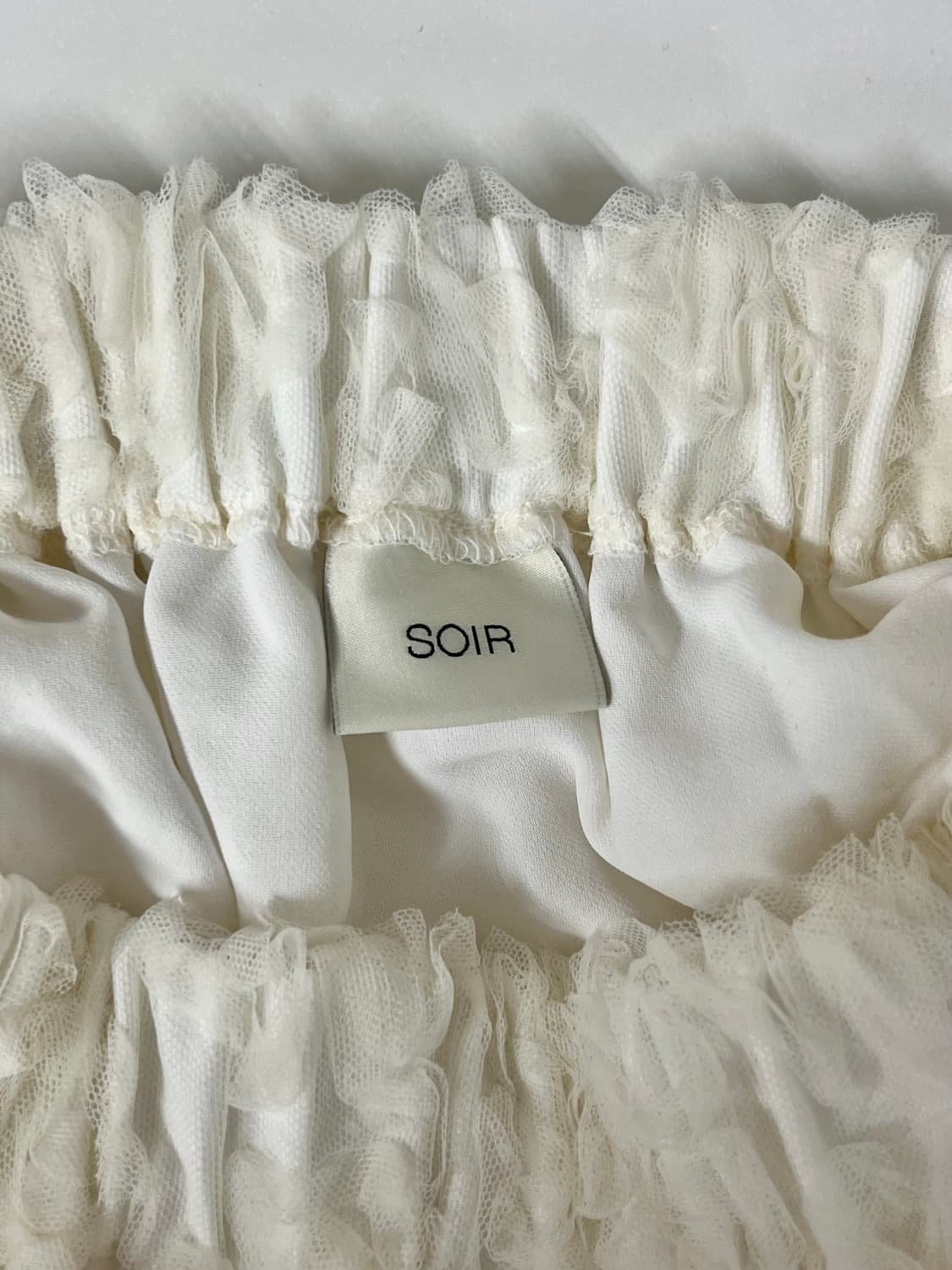 F) 쏘이르 플라워 레이스 스커트 아이보리 상품이미지4