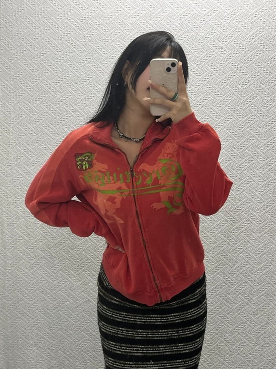 디젤 올드스쿨 빈티지 트레이닝 집업 자켓 L C06436 상품이미지1