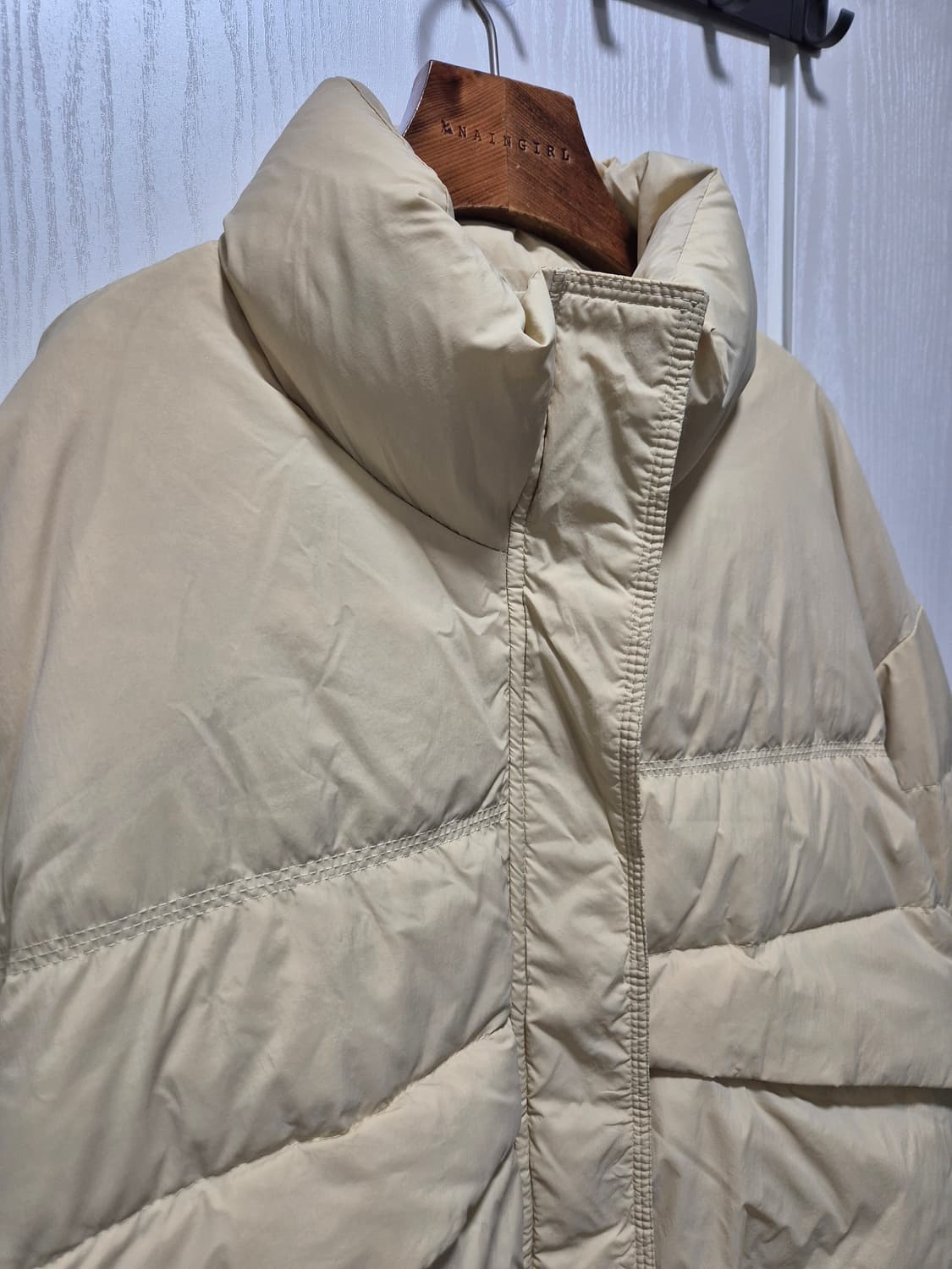 버터 베이지칼라 숏패딩 상품이미지2