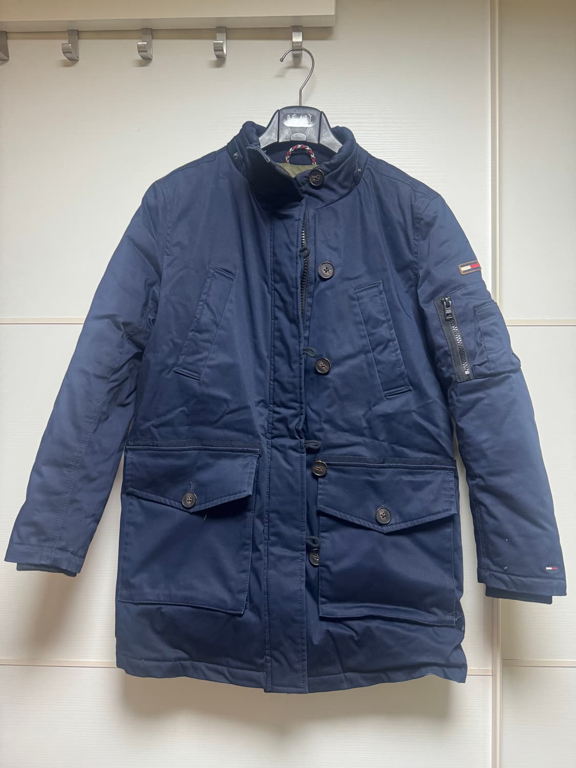 타미힐피거데님 다운패딩 s 후드없음 상품이미지1