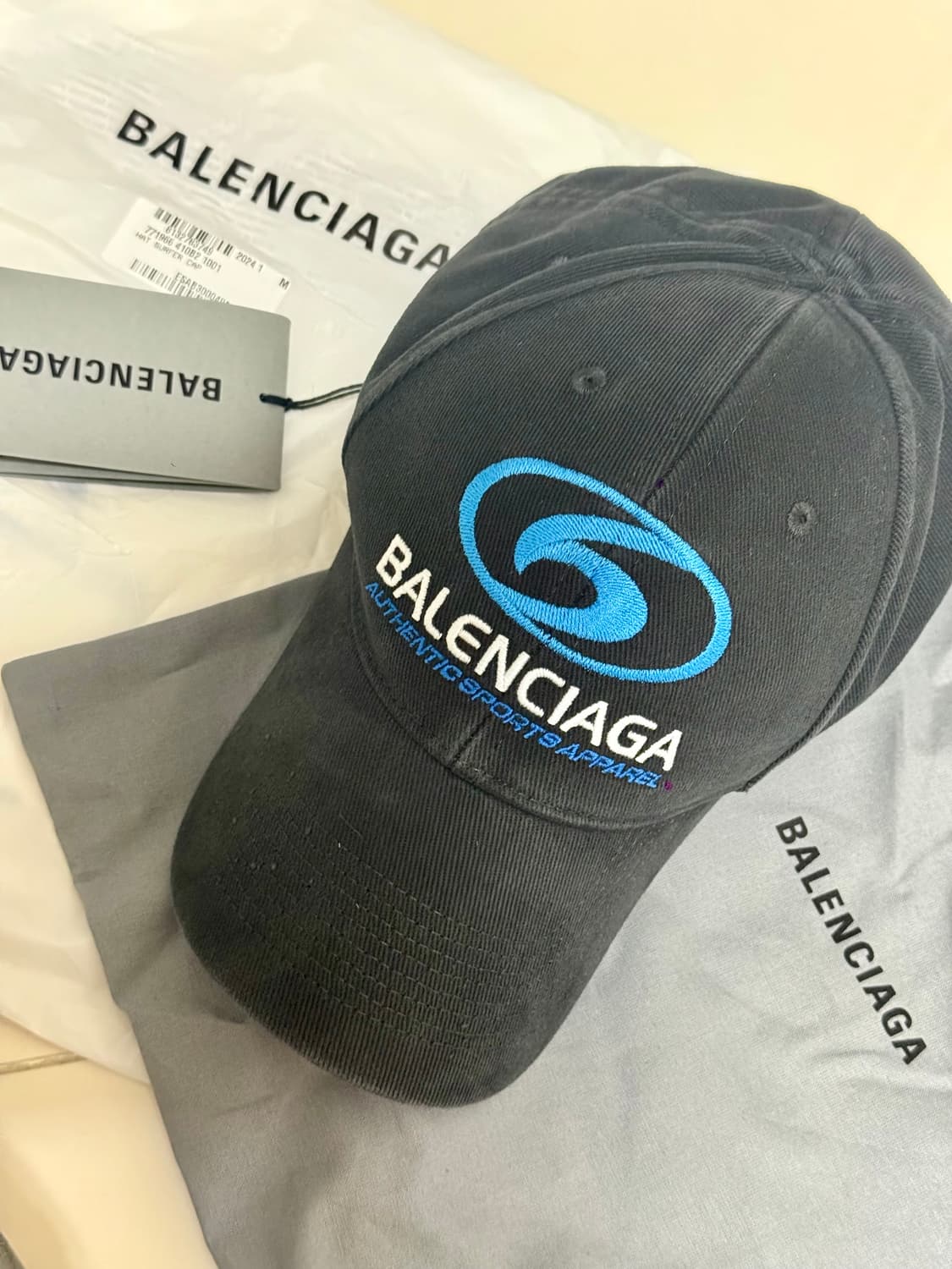 발렌시아가 Authentic Sports 볼캡 블랙 M 사이즈 상품이미지2