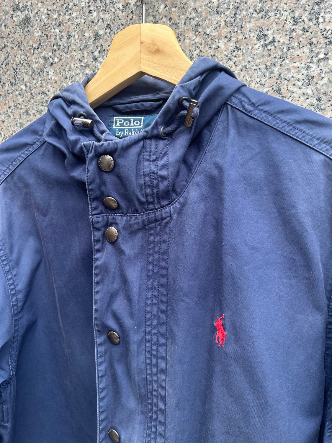 90‘s PRL cotton hood jacket 상품이미지2