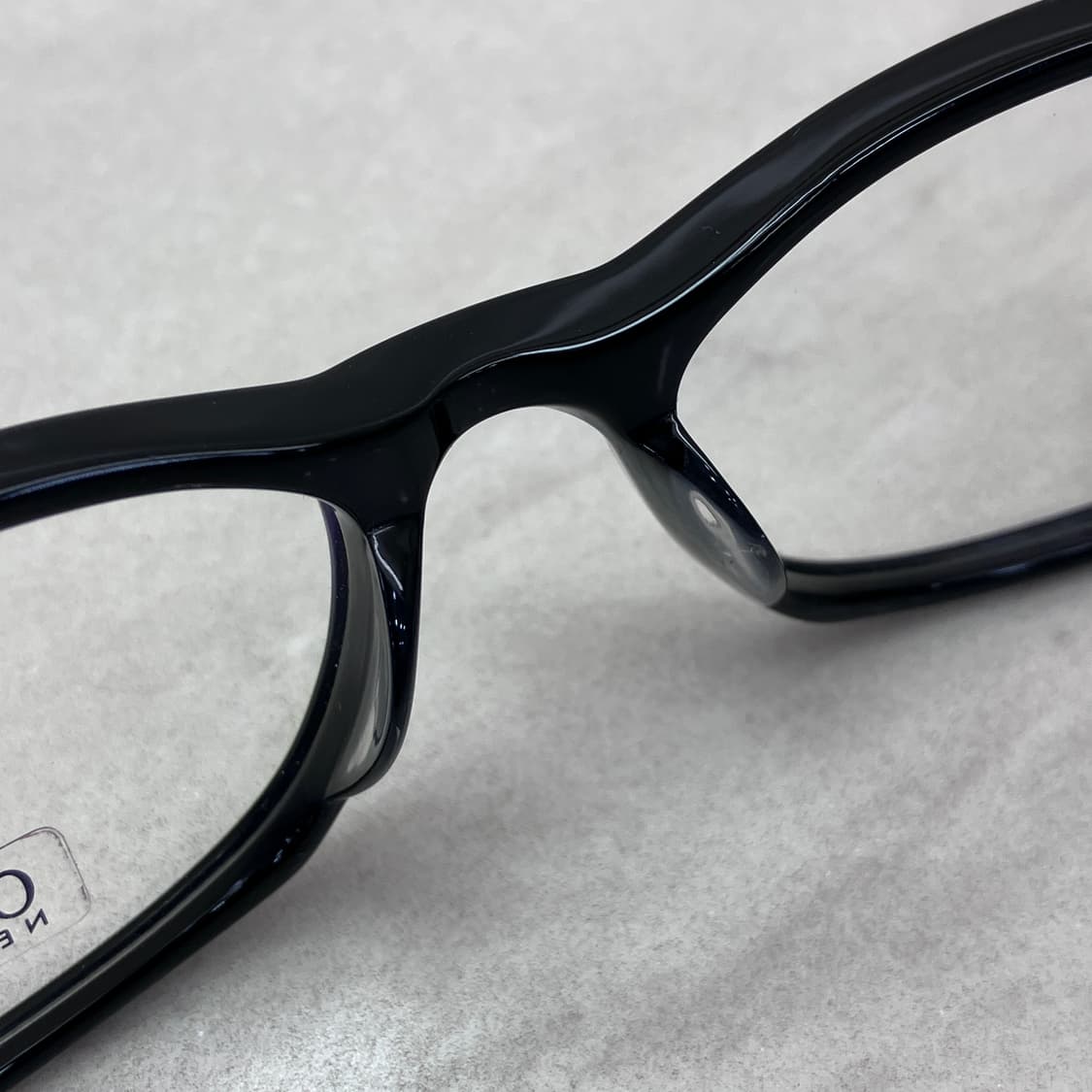 C95 O&X NEW YORK 블랙 오벌 뿔테 안경 상품이미지4