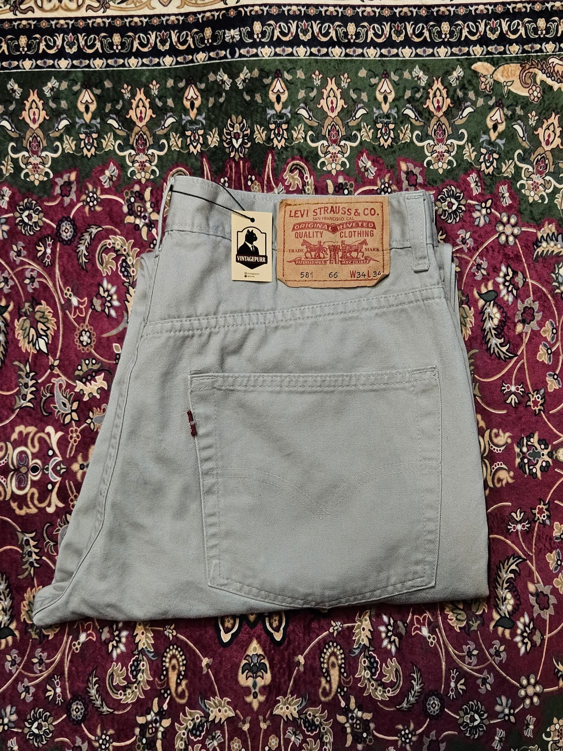 Levi’s 581 Straight Pants (Light Grey) 상품이미지6
