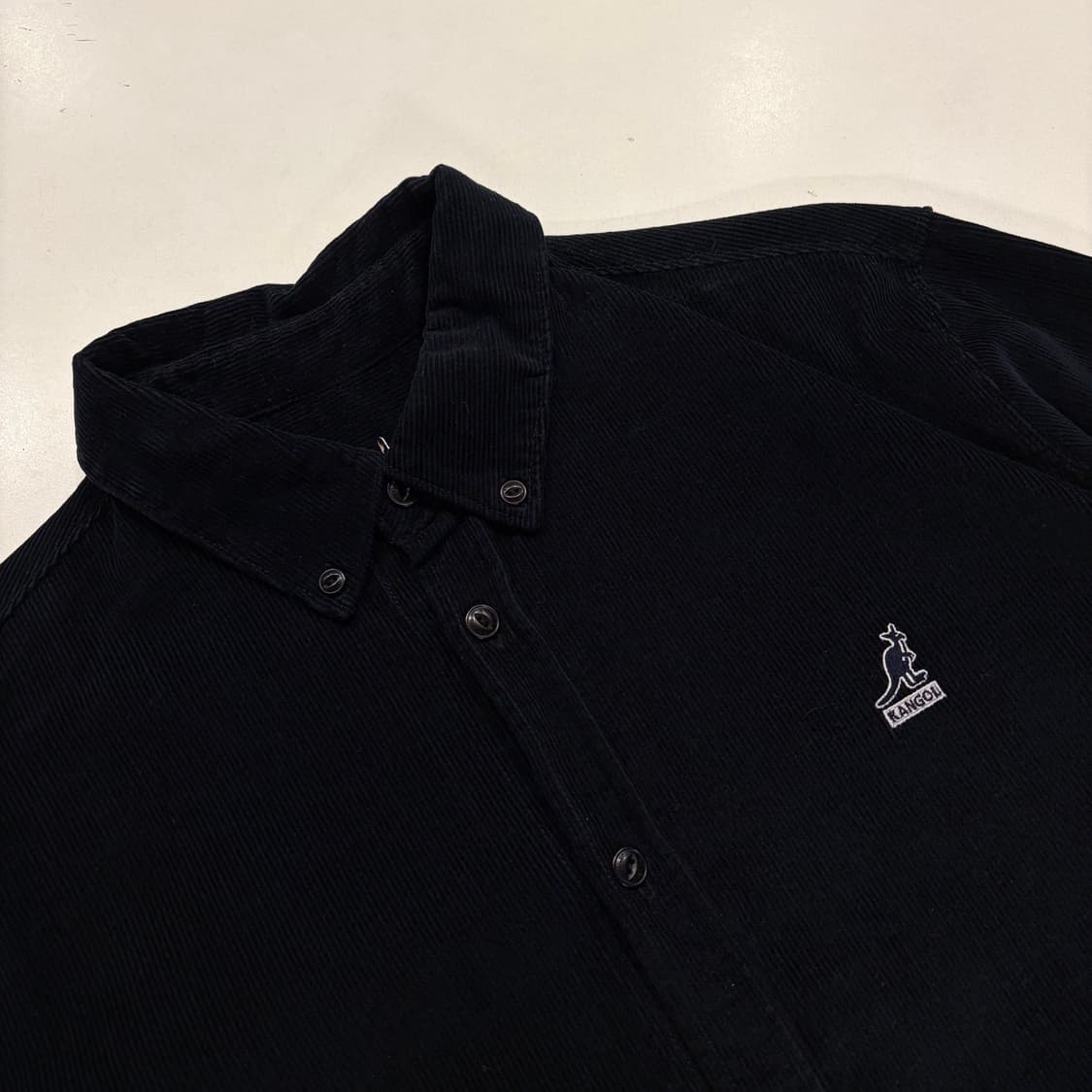 [XL] 캉골 네이비 코듀로이 셔츠 B419 상품이미지3