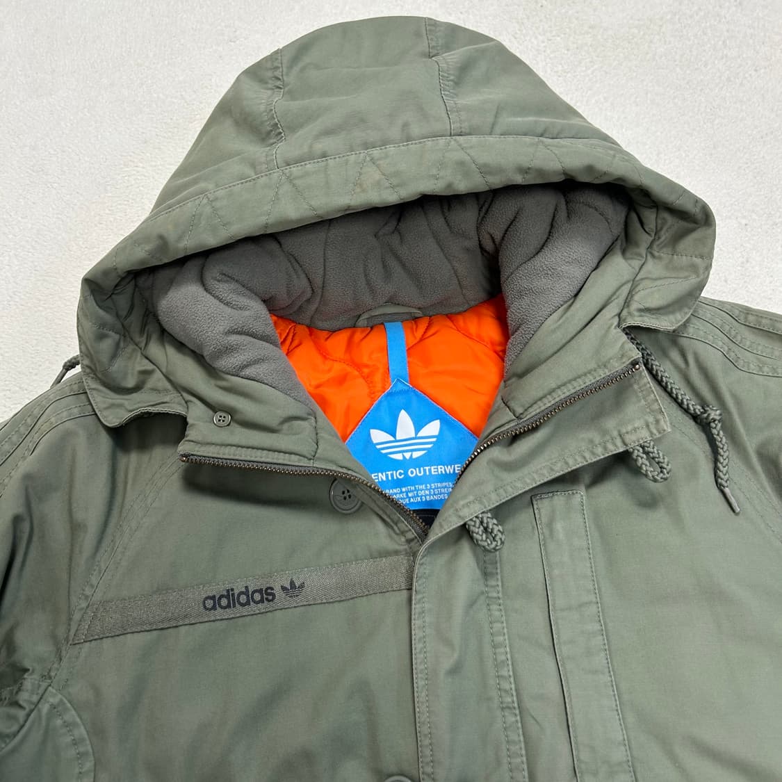 Adidas Khaki Bomber Jacket 상품이미지5