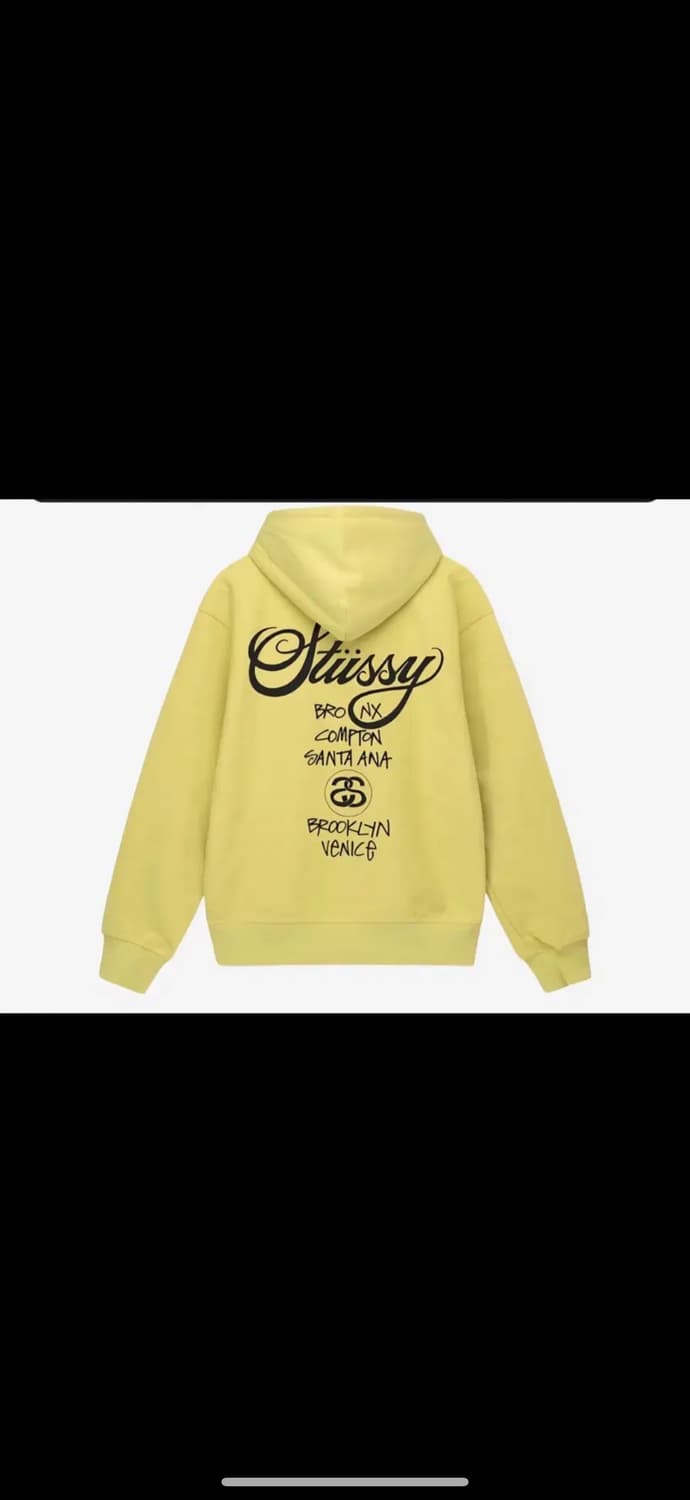 스투시 월드투어 후드집업  상품이미지1