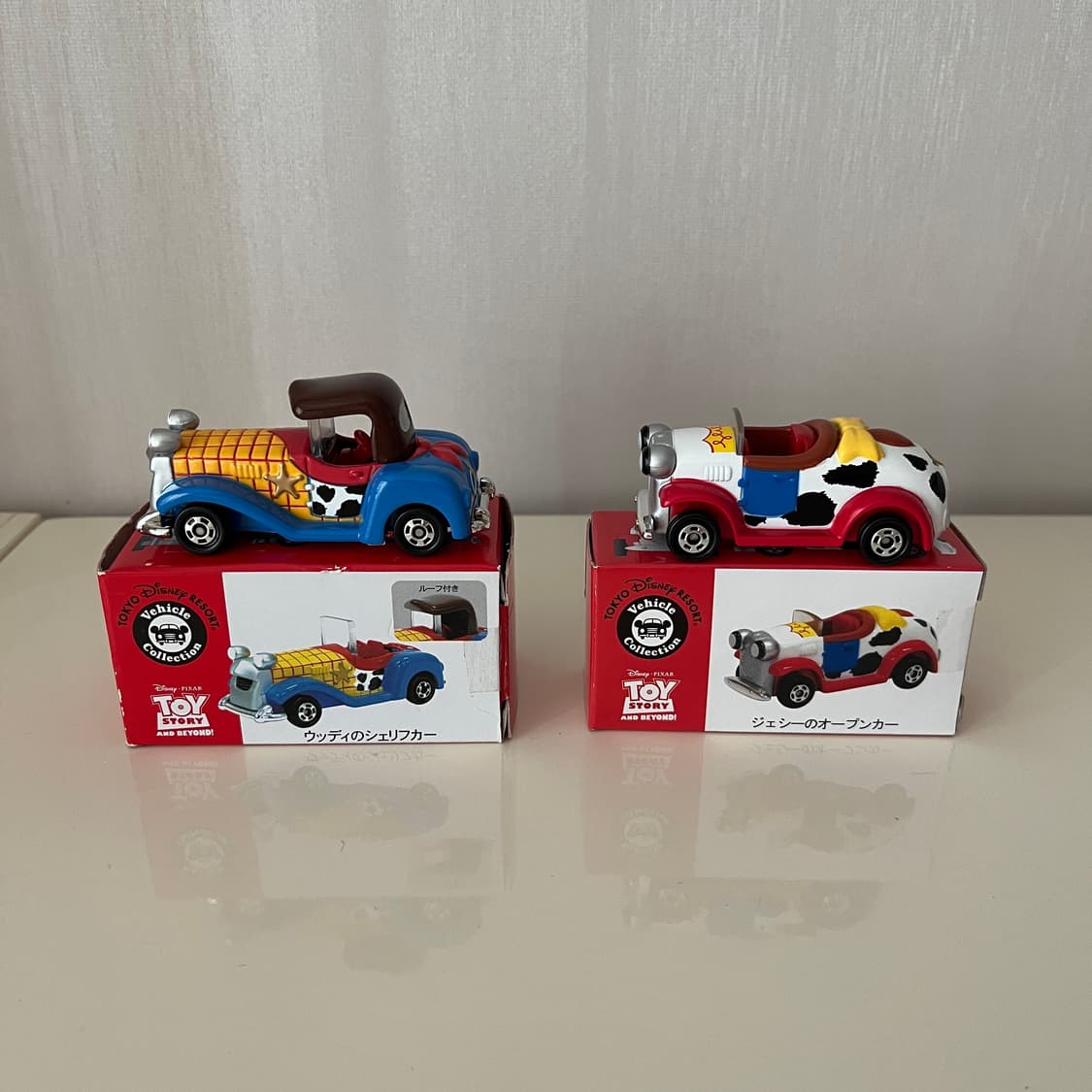 도쿄디즈니리조트 한정 픽사 토이스토리 토미카 우디 제시 상품이미지1
