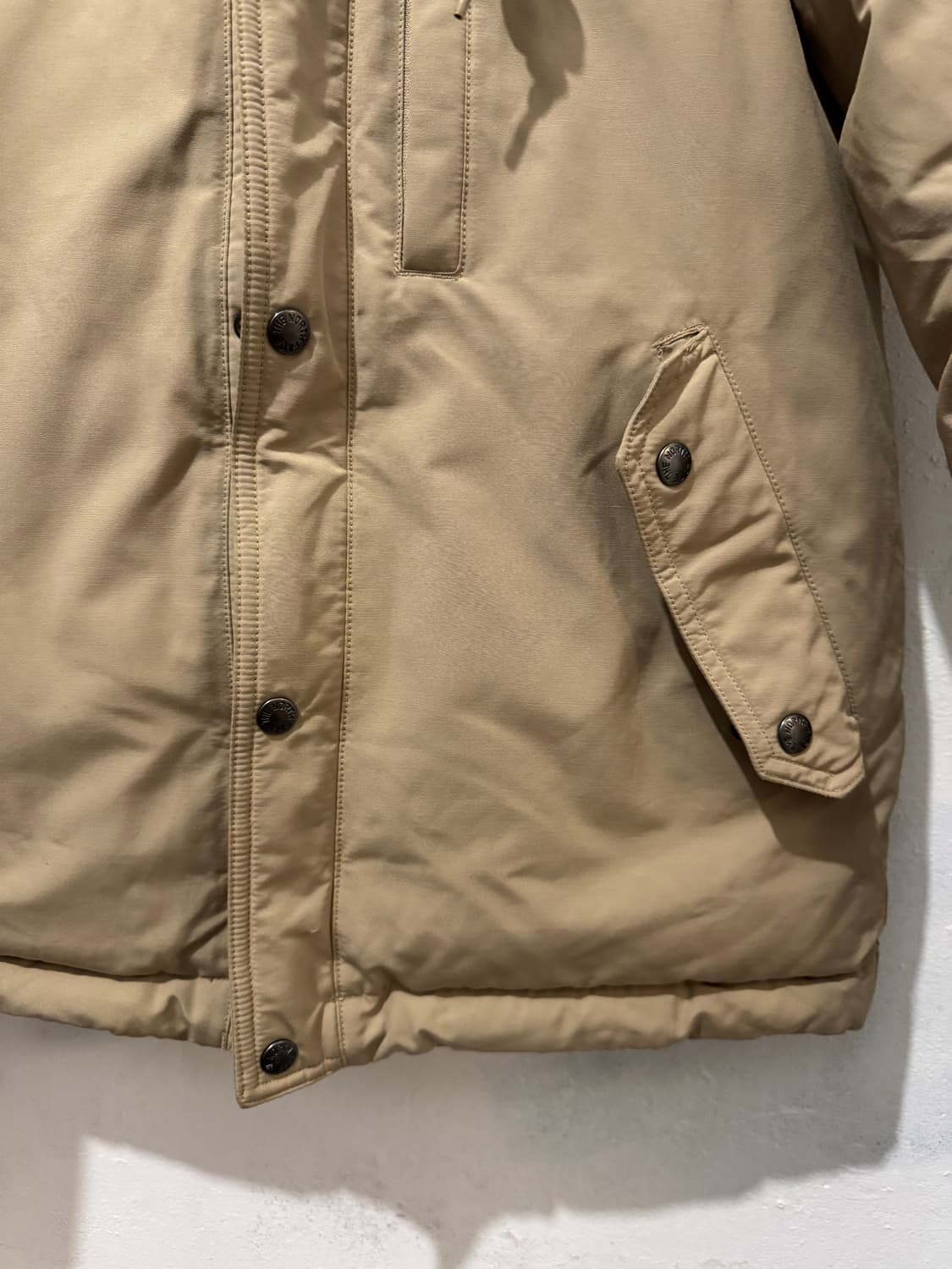 노스페이스 베이지 패딩(90) 상품이미지4