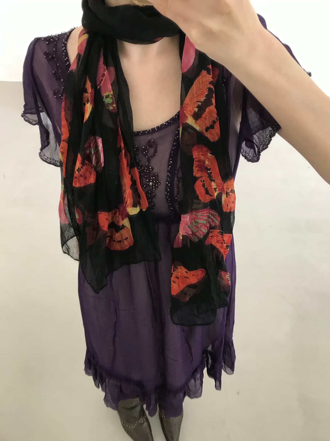vintage pattern scarf 상품이미지4