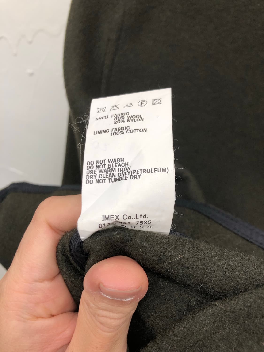 made in USA 밀리터리 울셔츠 상품이미지4