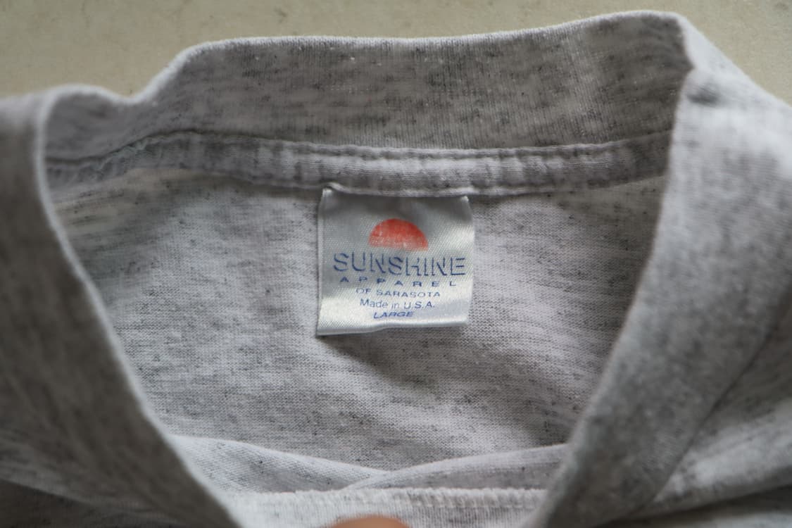 90s MADE IN USA 싱글스티치 펠리컨 그래픽 티셔츠(L) 상품이미지4