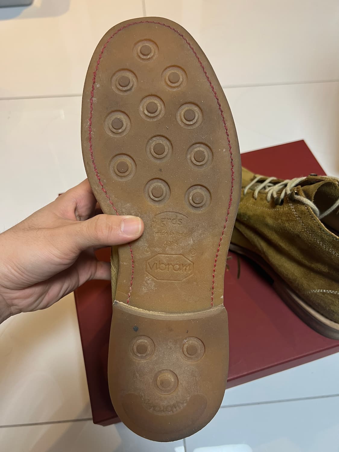 택포33) 그라더스 grds 부츠 02 올리브 드랩 255 상품이미지5