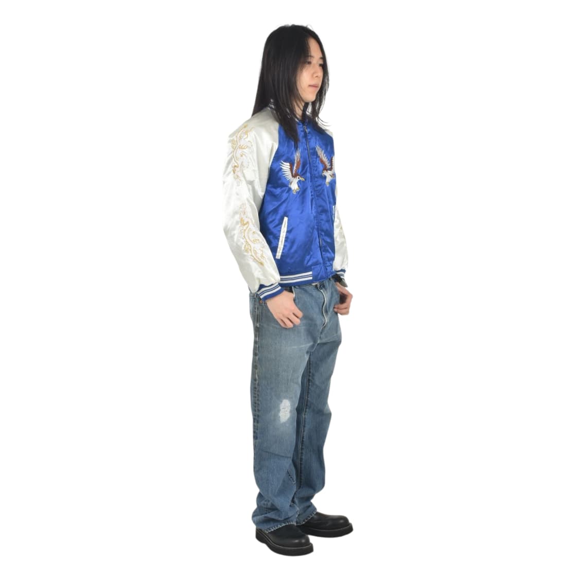 JPN 스카쟌 자켓 수베니어 점퍼 M N0650 상품이미지2