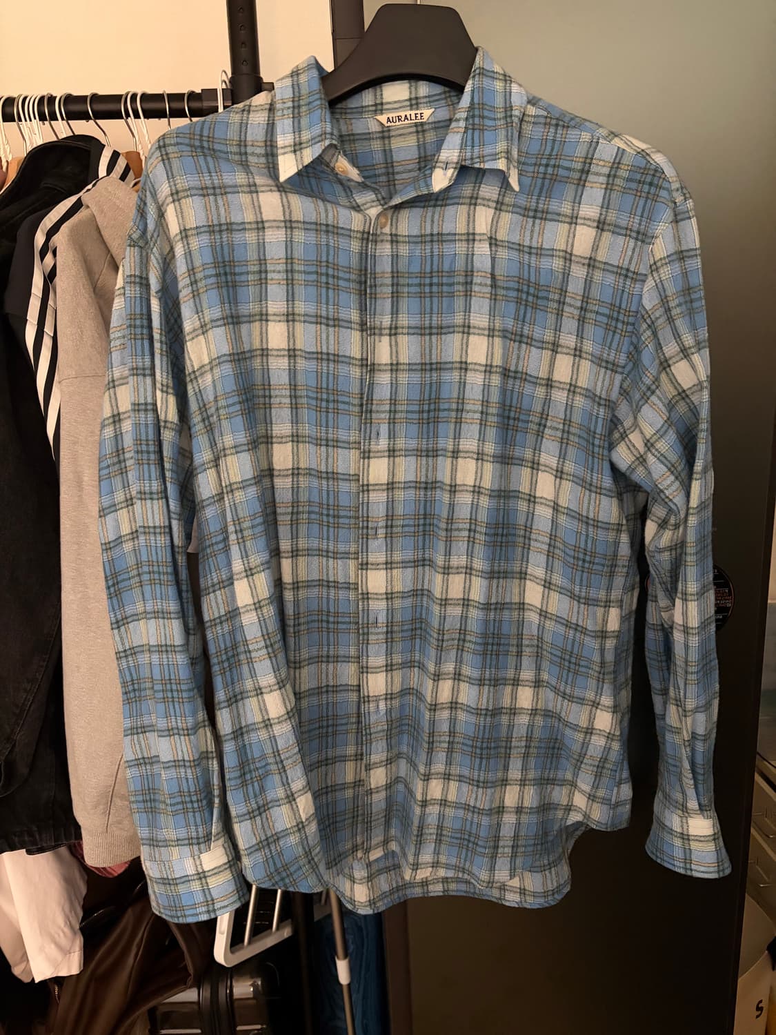 오라리 24 aw 에어리울 셔츠 4사이즈 상품이미지1