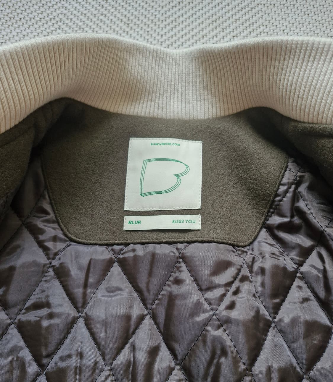 BLUR 블러 1.0 바시티자켓 상품이미지5