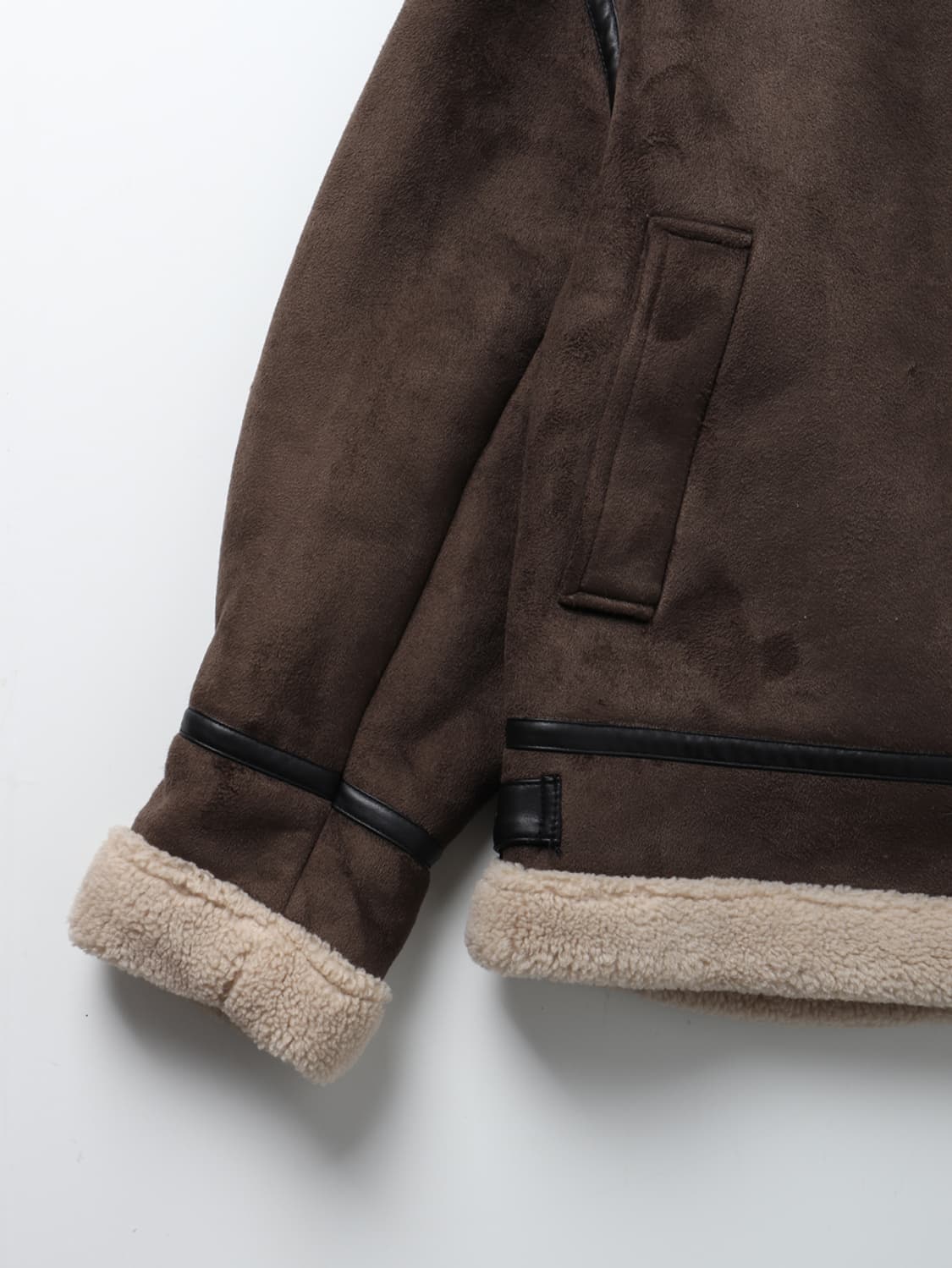 Ray BEAMS Fake Mouton Bomber Blouson 상품이미지7