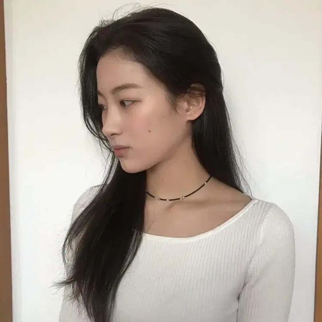 H&M 에이치엔엠 골지 니트 화이트 레이어드 긴팔 티셔츠 상품이미지5