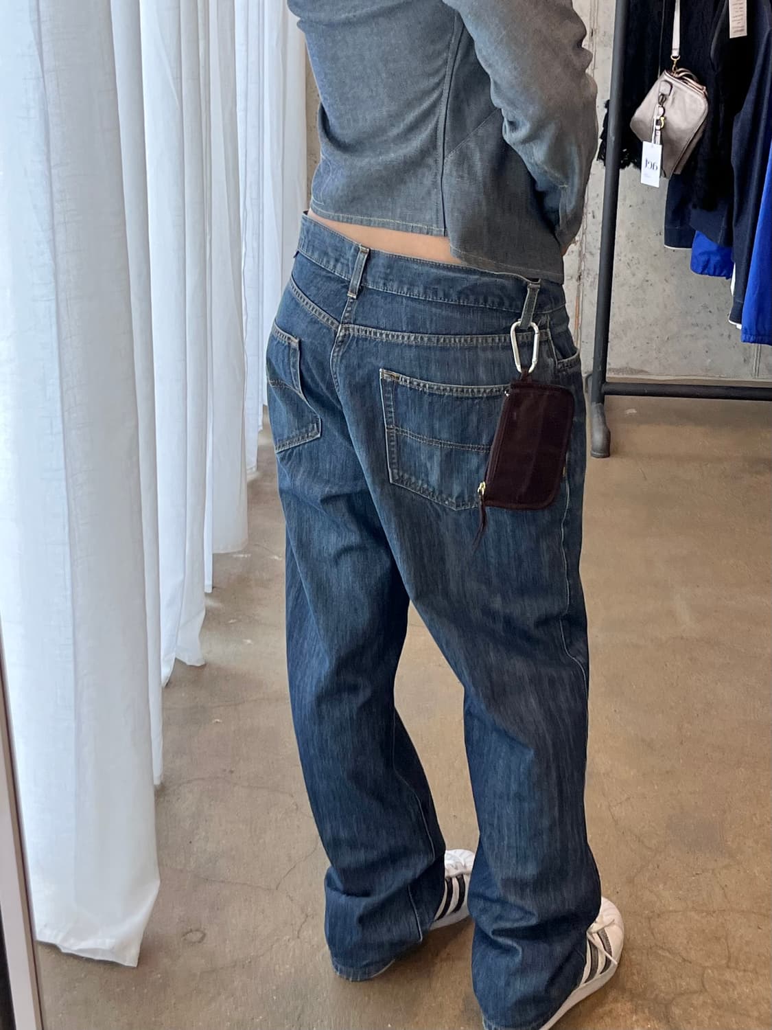 PORTER 포터 말가죽 파우치 지갑 브라운 상품이미지4