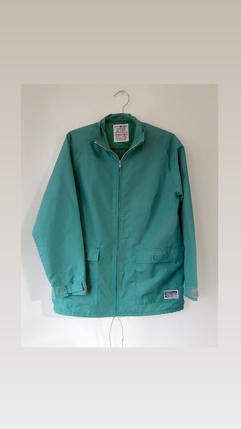 퍼슨스 80‘s 청록색 자켓, 블루종 판매합니다 상품이미지1