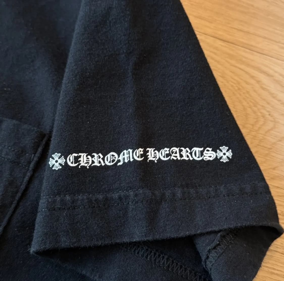 크롬하츠 세머테어리 크로스 반팔 티셔츠 블랙 S 상품이미지4