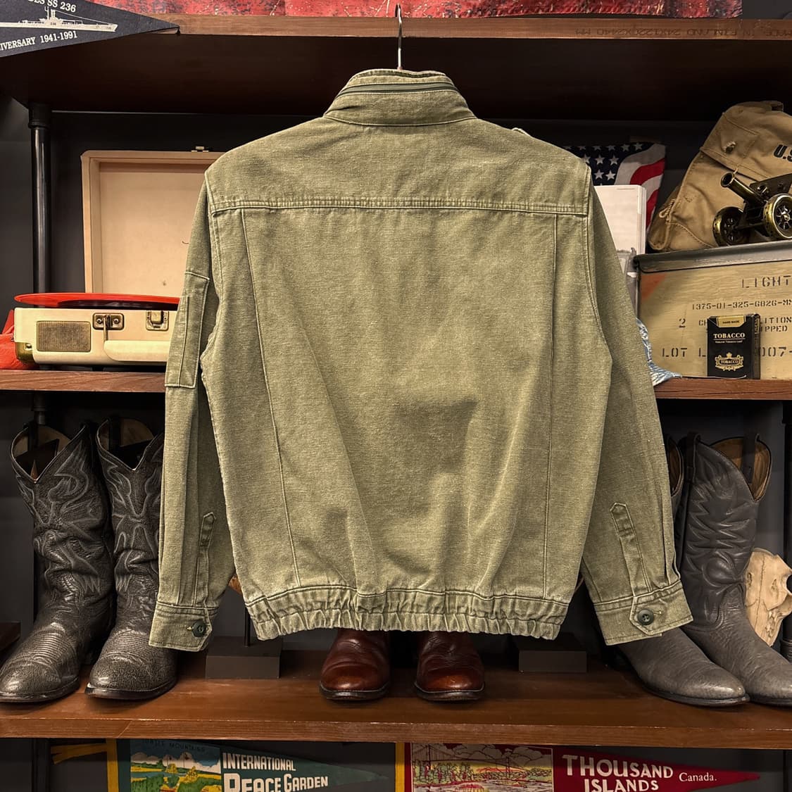 90s 댄 써니 빈티지 워시드 데님 플라이트 봄버자켓 N1146 상품이미지2