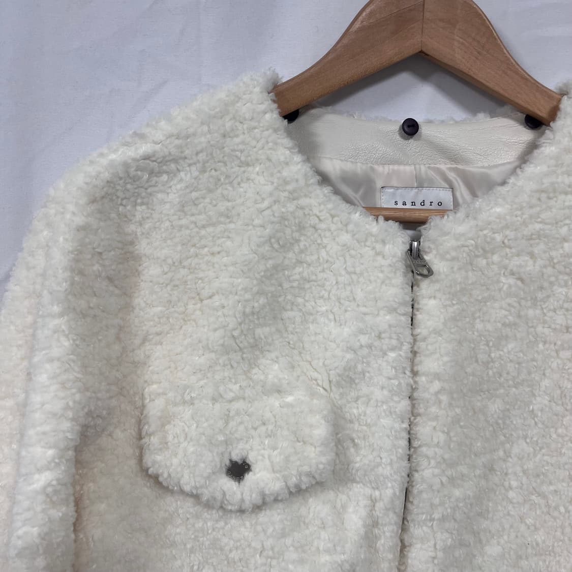 산드로(SANDRO) 퍼 자켓 상품이미지3