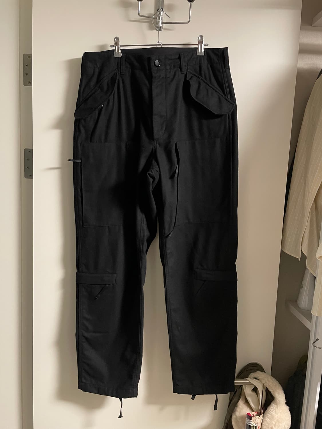 엔지니어드가먼츠 에어크루 울 팬츠 블랙 M 상품이미지3