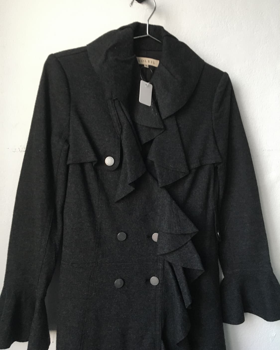 Frill point woolen coat 상품이미지3