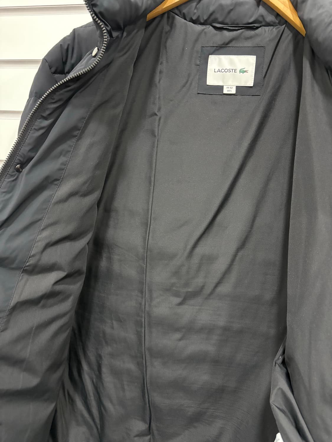 라코스테 블랙 패딩 L 상품이미지5