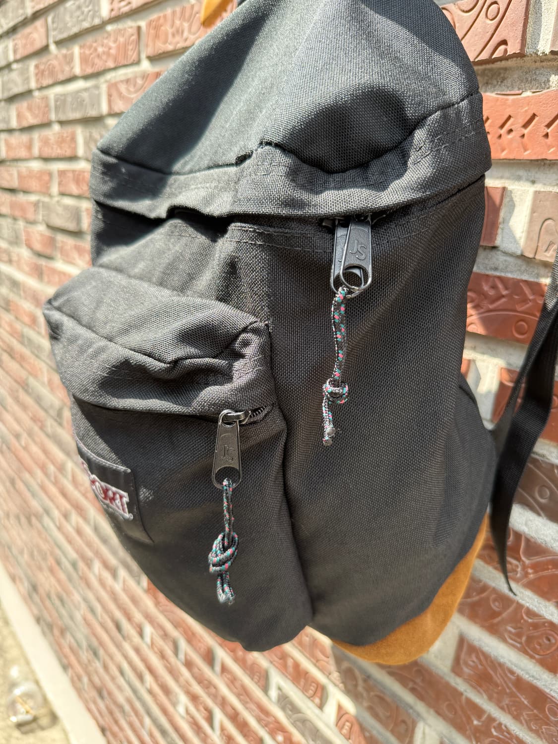 잔스포츠 90s 빈티지 스웨이드 바텀 백팩 상품이미지3