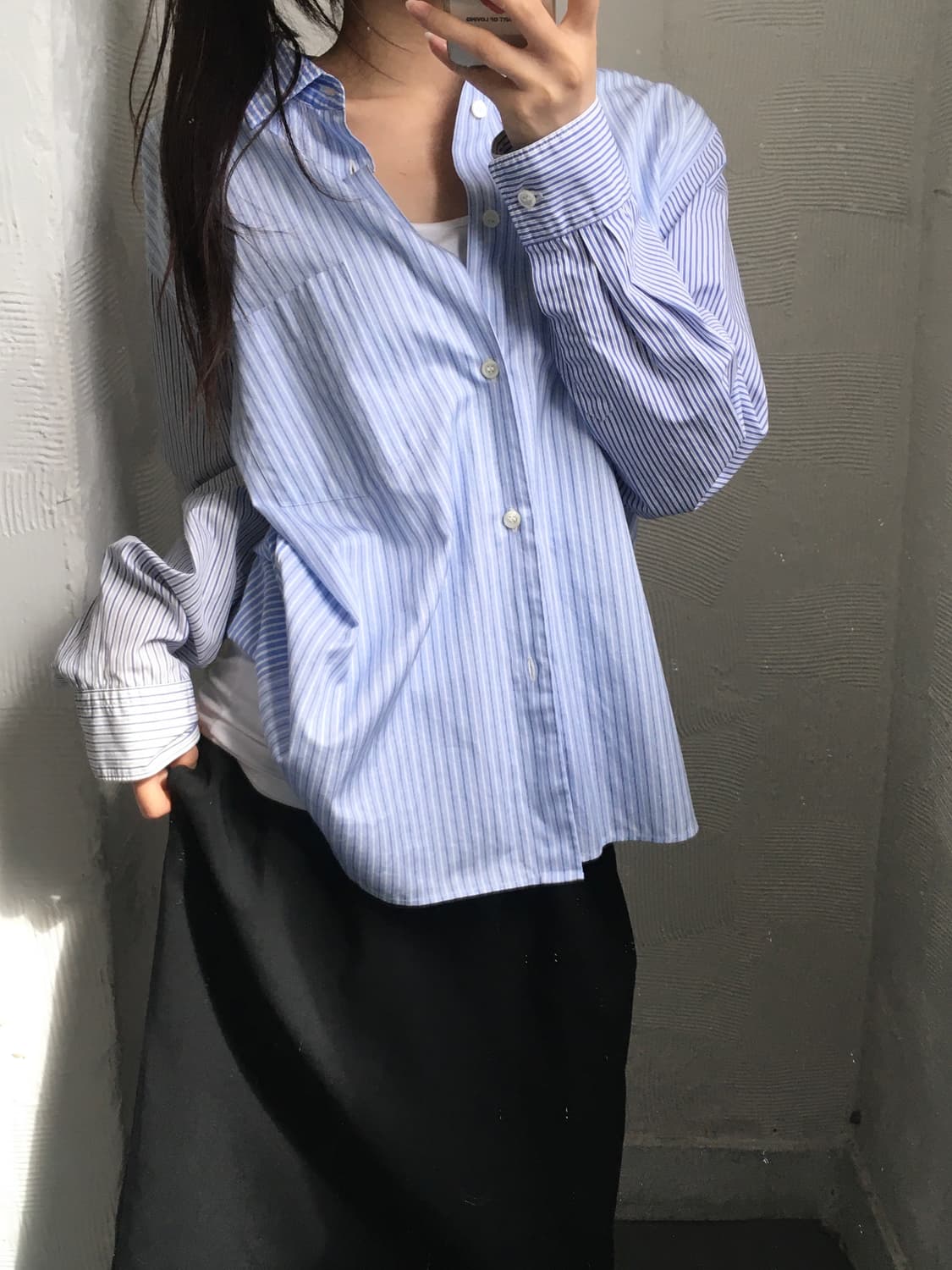 꼼데가르송 옴므 듀스 멀티 스트라이프 셔츠 상품이미지1