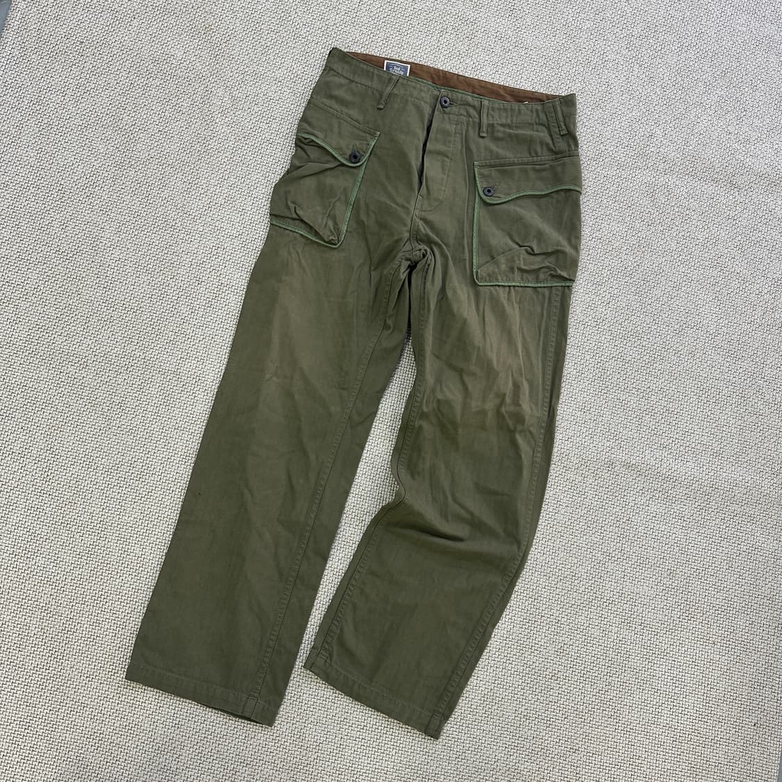 32 레드토네이도 빈티지 카키 팬츠 0421D 상품이미지1
