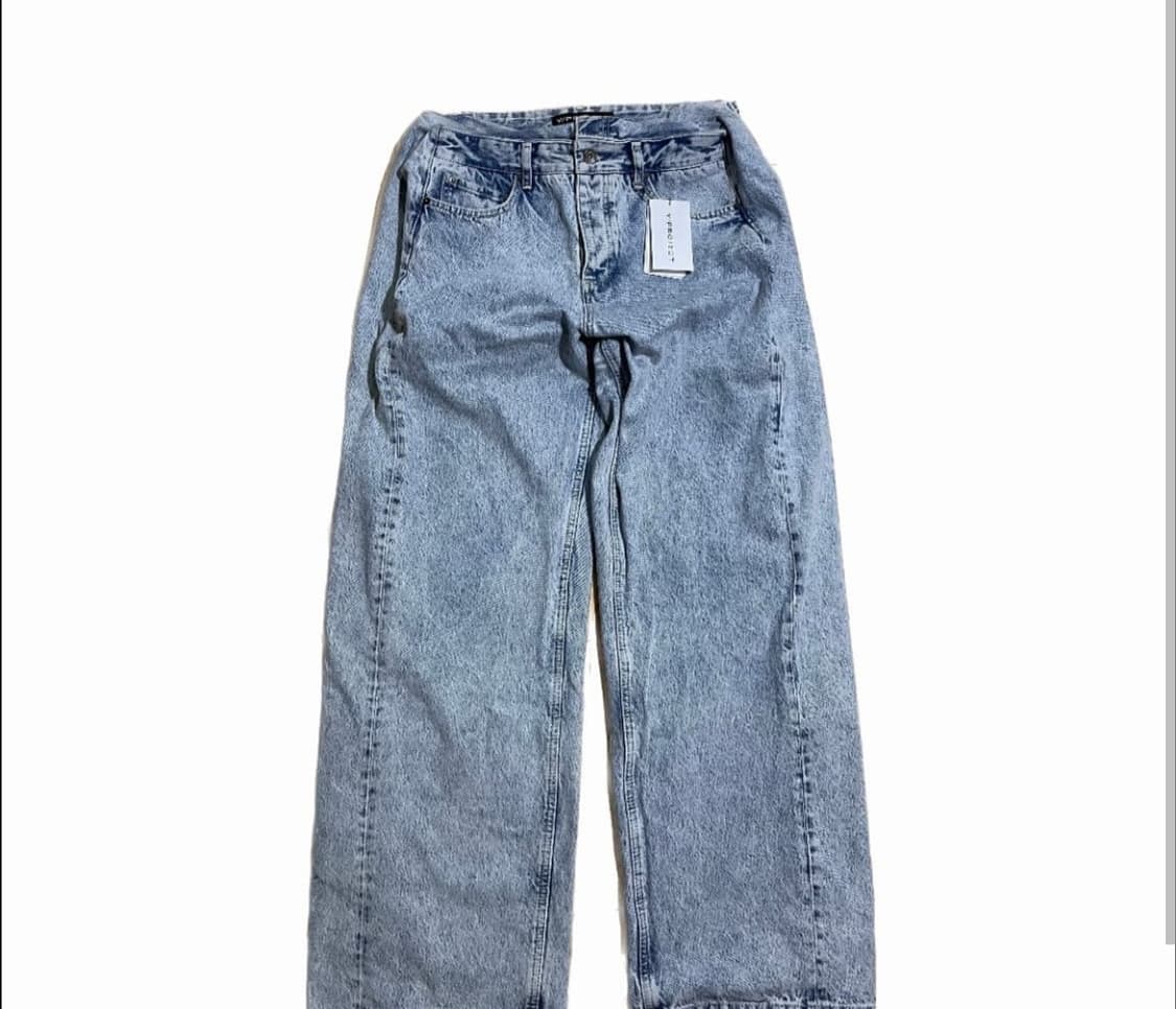 와이프로젝트 팝업진 연청 아이스블루 s 상품이미지1