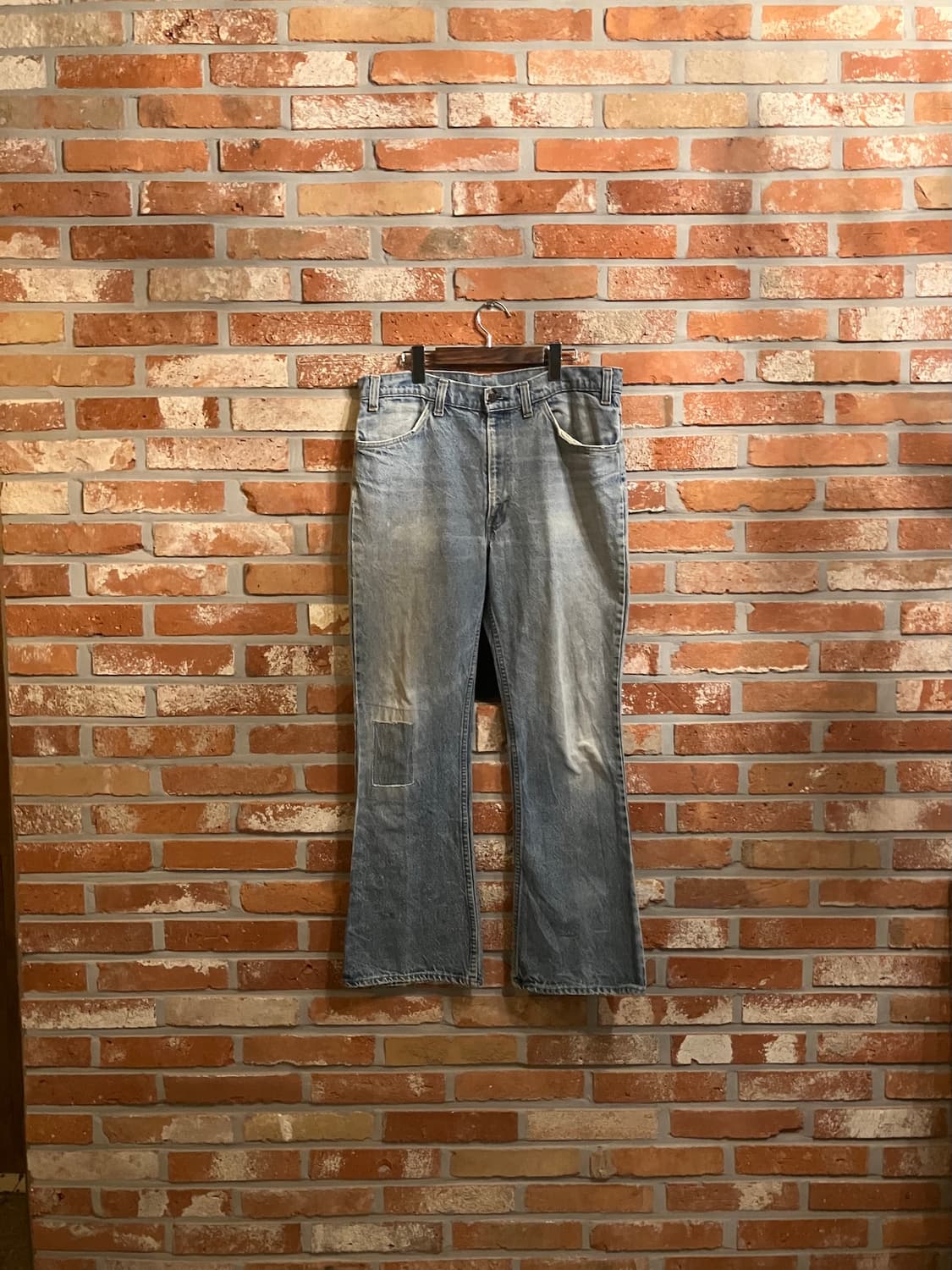 70s USA 빈티지 리바이스 646 벨바텀 부츠컷 데님 팬츠 상품이미지1