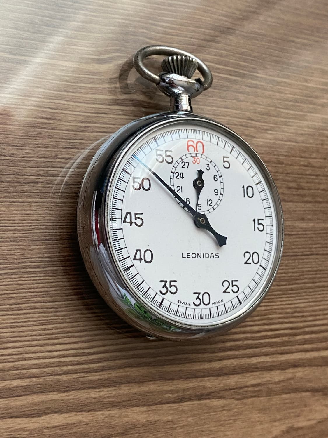 레오니다스(Leonidas) 수동식 스톱워치 회중시계 빈티지시 판매 상품이미지2