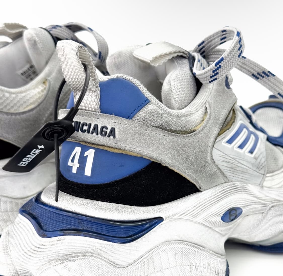 [41] Balenciaga 발렌시아가 남성 카고 스니커즈 그레이 블루 상품이미지9