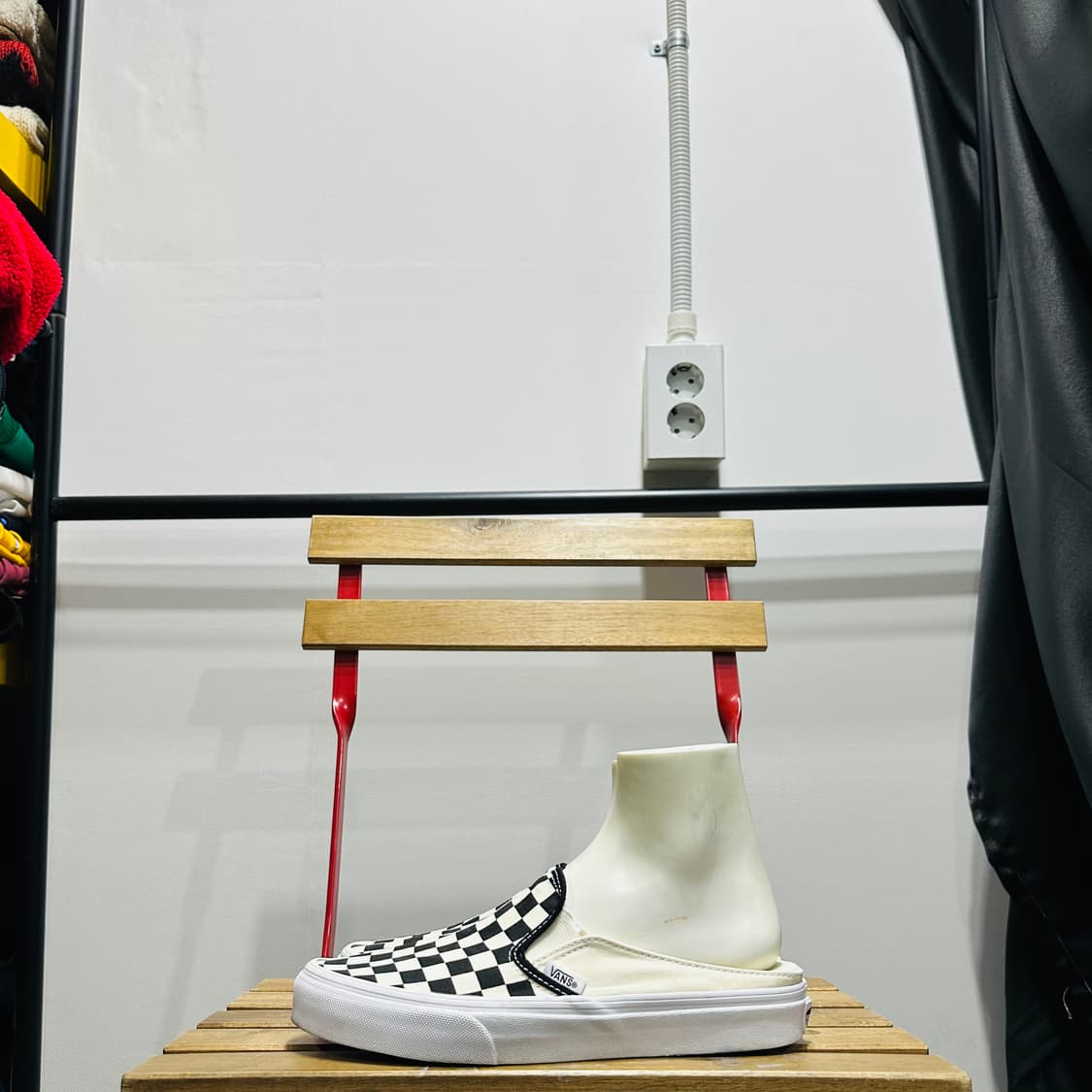 245) 반스 슬립온 여성 여자 신발 체커보드 뮬 스니커즈 상품이미지3