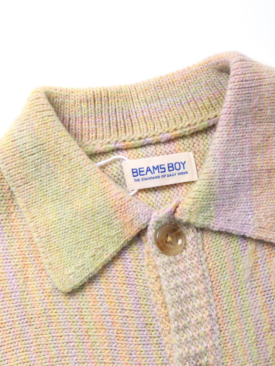 빔즈보이 BEAMS BOY Kasuri Fringe Cardigan 상품이미지8