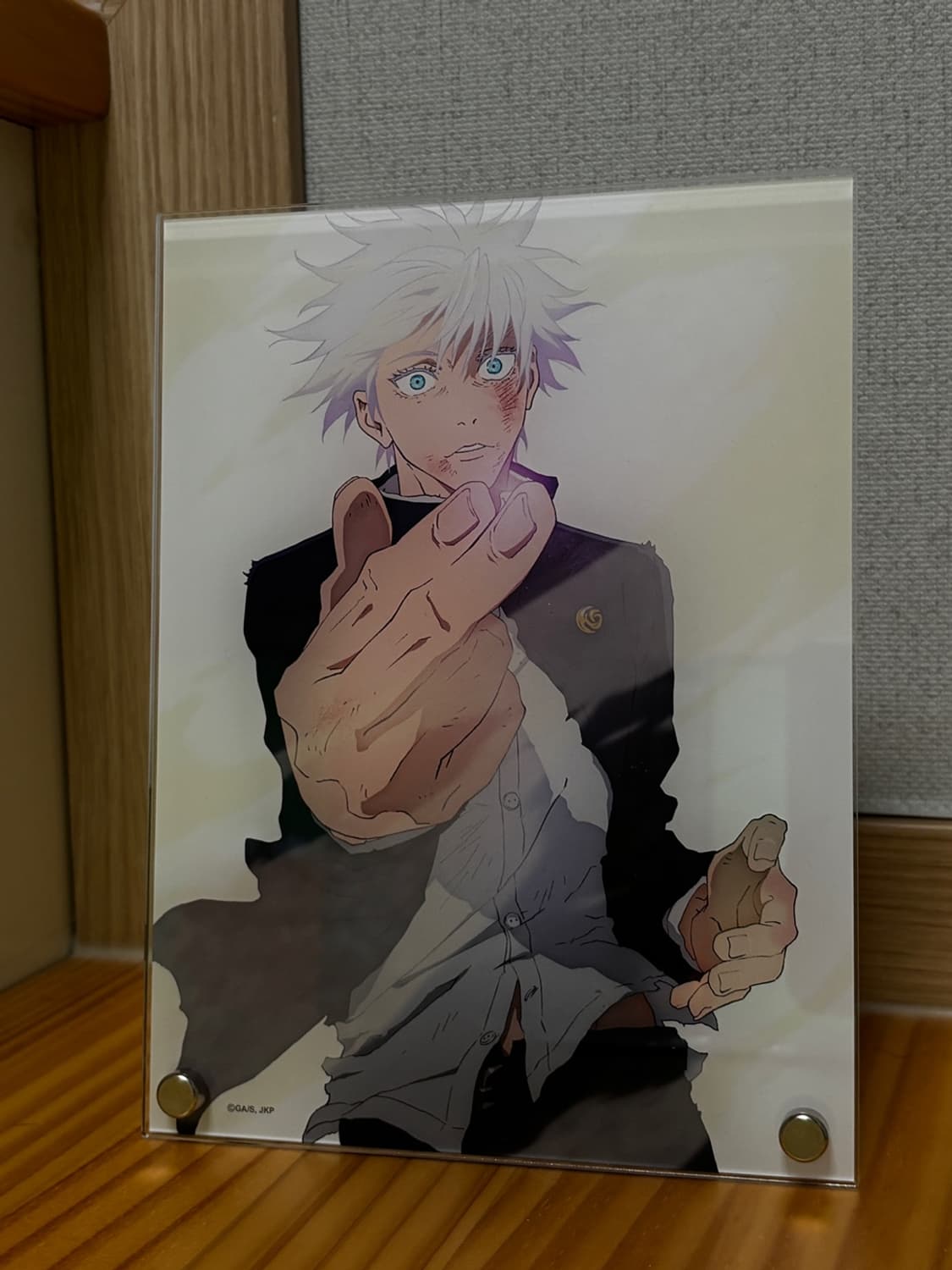 주술회전 고죠 아크릴 스탠드+메구미 증명사진+게토/하이바라 아크릴스탠드 상품이미지6