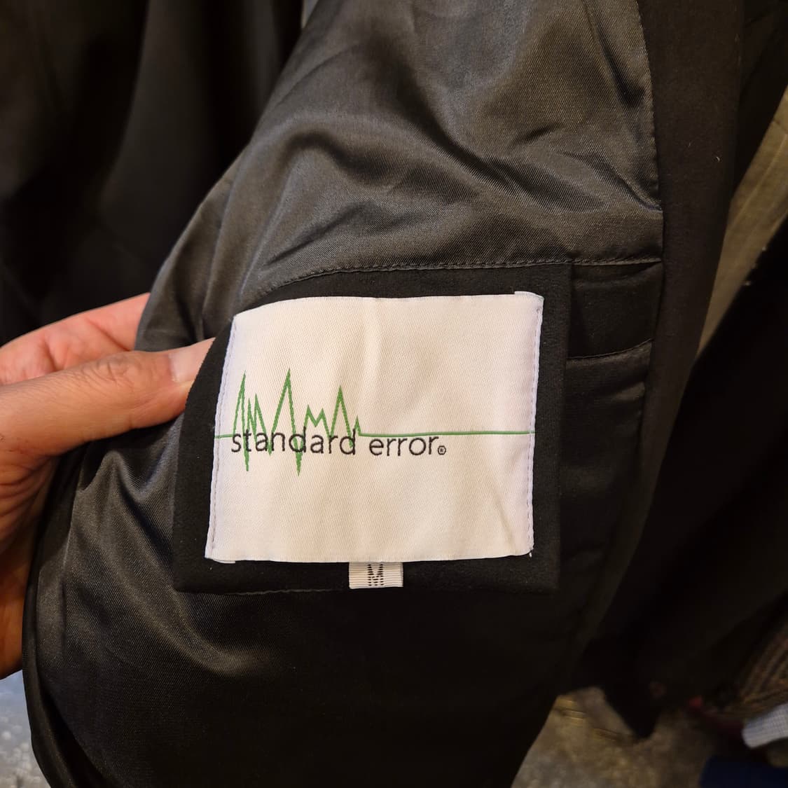 M 차이나카라 블랙 오버핏 스웨이드자켓 상품이미지3