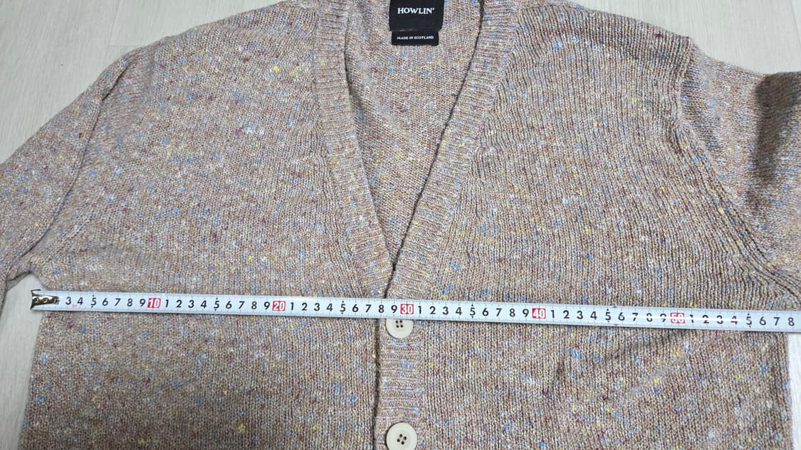 (착샷) 하울린 크리스탈 가디건 카멜 믹스 상품이미지5