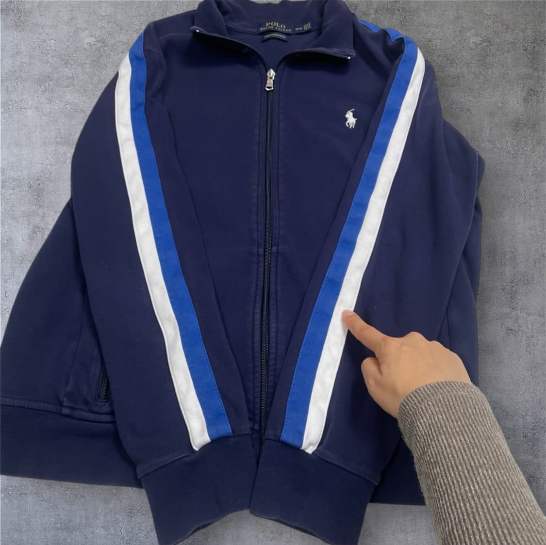 폴로 랄프로렌  네이비 퍼포먼스 코튼 집업 자켓 M (공용추천) 상품이미지6