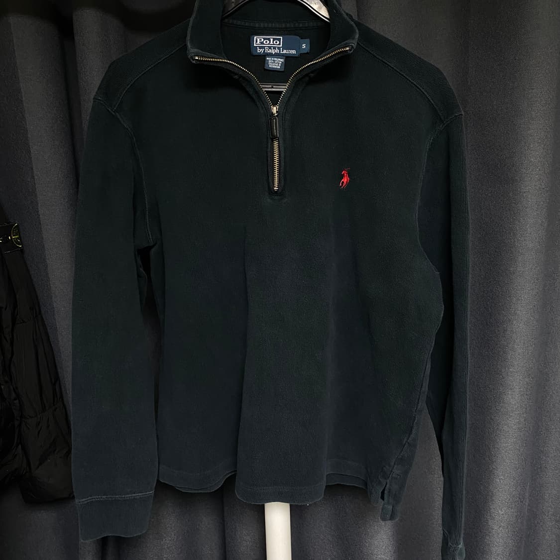 폴로 반집업 니트 S 상품이미지2