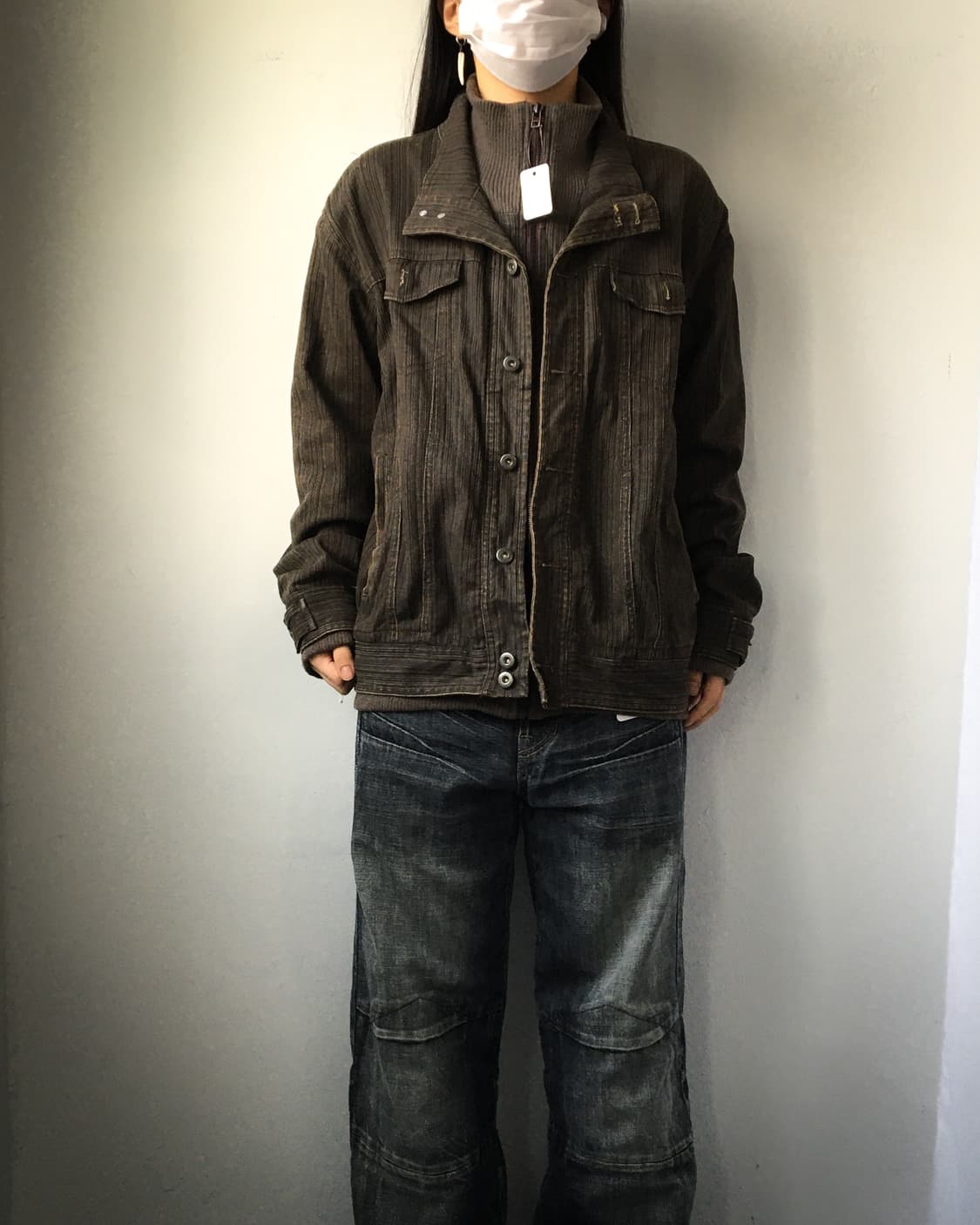 dog house Layered point high neck jacket 상품이미지1