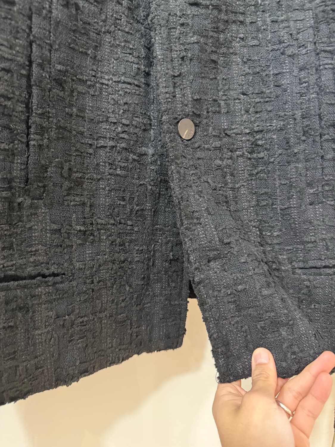 라벨아카이브 트위드 자켓 블랙 2사이즈 상품이미지4