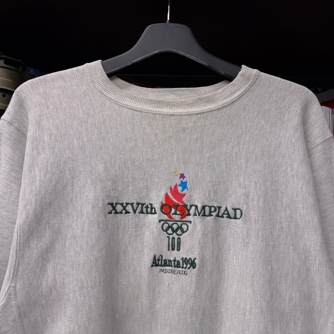 90s 챔피온 리버스위브 1996 아틀란타 올림픽 스웻 맨투맨 N142 상품이미지3
