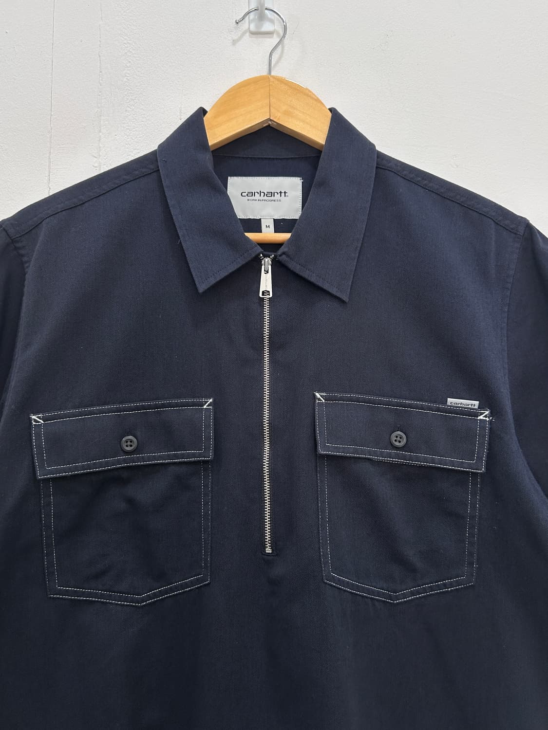 칼하트 wip 메드포드 반팔티 셔츠 네이비 M 상품이미지3