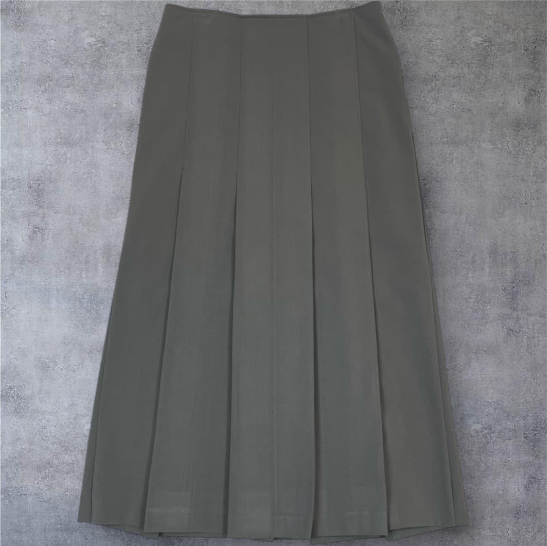 노컨텐츠 Nocontent  그레이 플리츠 롱 스커트 M 상품이미지1