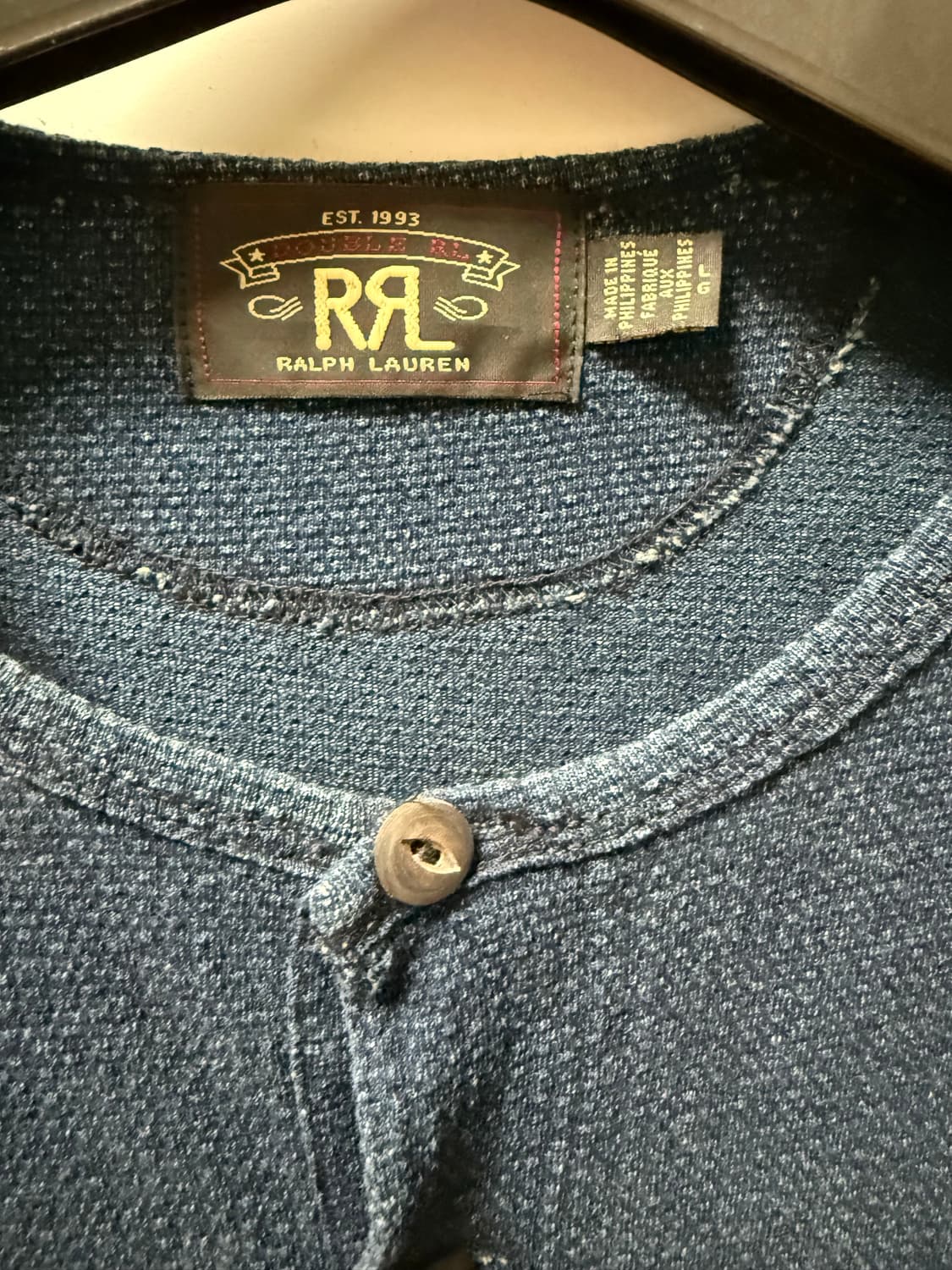 RRL 더블알엘 인디고 헨리넥  상품이미지2
